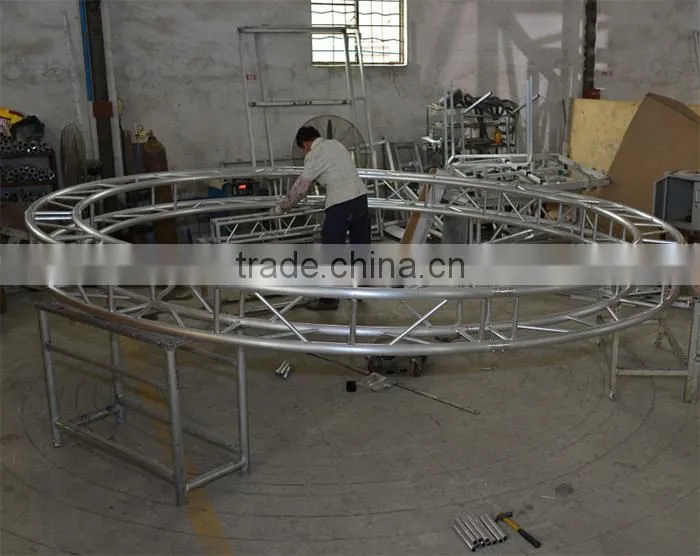 aluminum lighting turnable circle round truss system