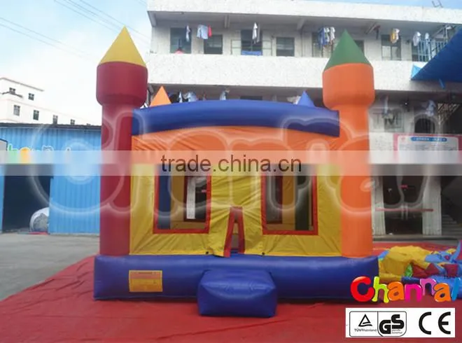 backyard home use inflatable red bounce castle for sale