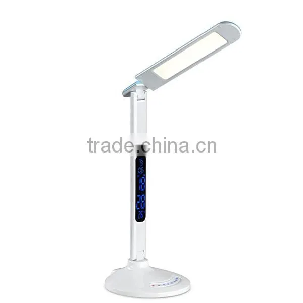 A5 Touch Led Eye Protection Table Lamp With Charging and Calendar Clock