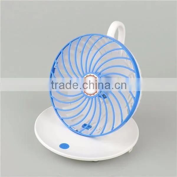 Slide-Proof Plate Coffee Cup Shaped Fan