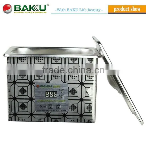 Digital display mini Glasses Watches Jewelry ultrasonic cleaner BAKU BK3050