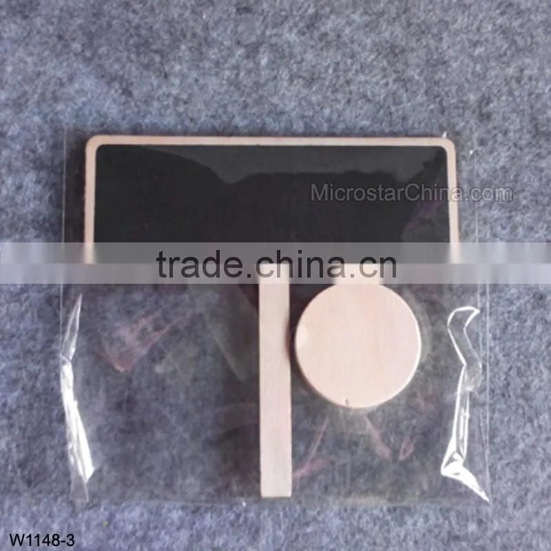 Creative mini blackboard inserted card standard price tag floral decoration inserted card seat license