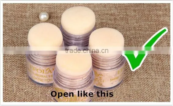 2016 New Hot Sale Natural Face Concealer Loose Powder Waterproof For Makeup