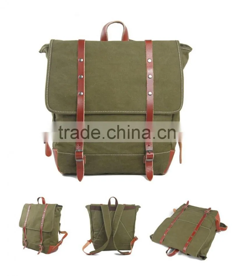 China wholesale RS-104-1 canvas student backpack school bag high school bag