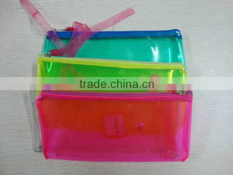 Colorful Various Size Zipper PVC Pouch