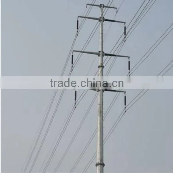 Export the hot dip galvanized power distritution poles