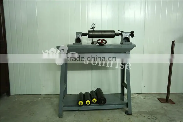 rubber coated buffer conveyor roller for stone quarry