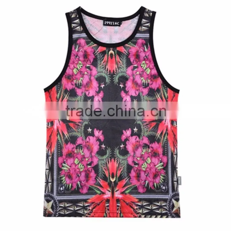 Alibaba china wholesale sublimation underwear vests , tank top , tank top print for men