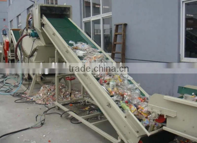 Plastic pet bottles recycling and washing production line
