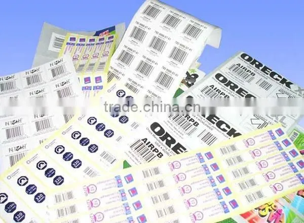 adhesive ticker labels printing high quality low price