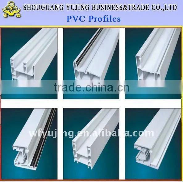 new style glazing bead plastic pvc upvc profiles for doors and windows