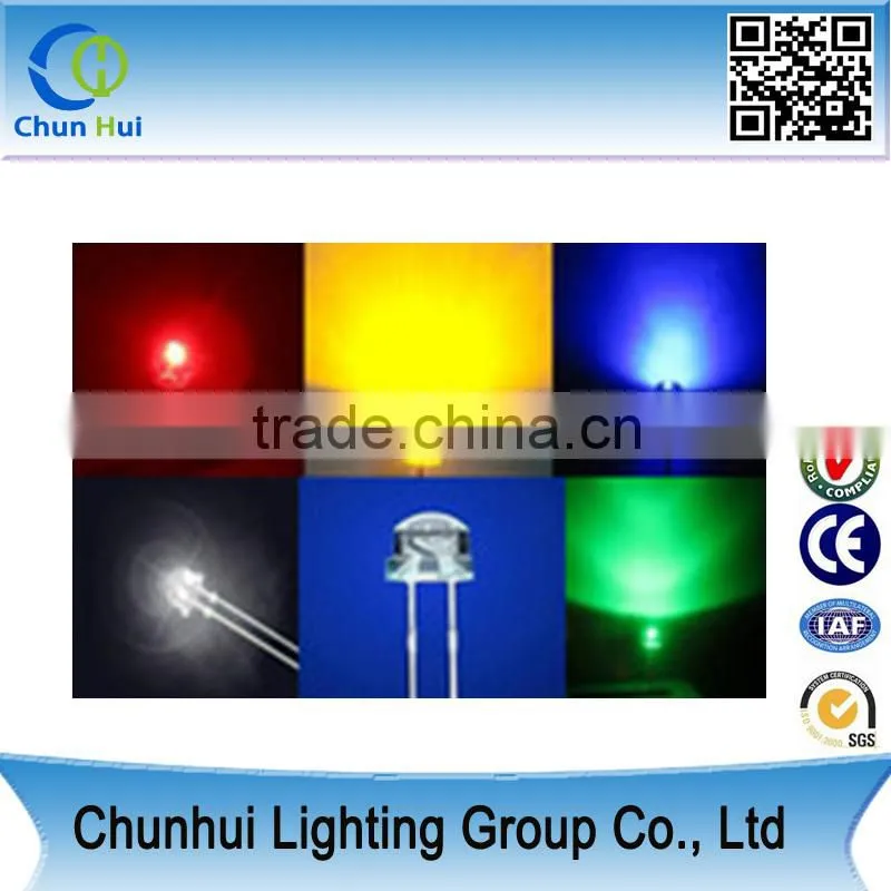 5mm straw hat white 0.5w led diode