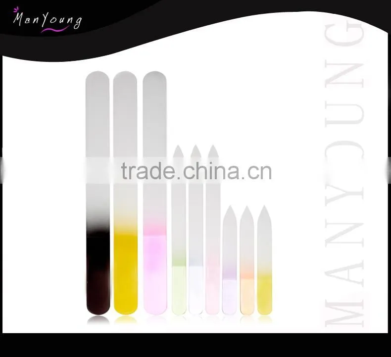 Colorful girls glass nail file