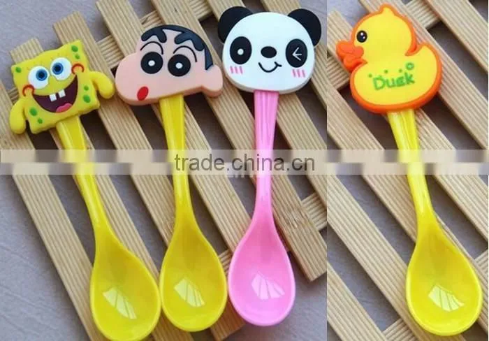 Wholesale colourful melamine spoon for children