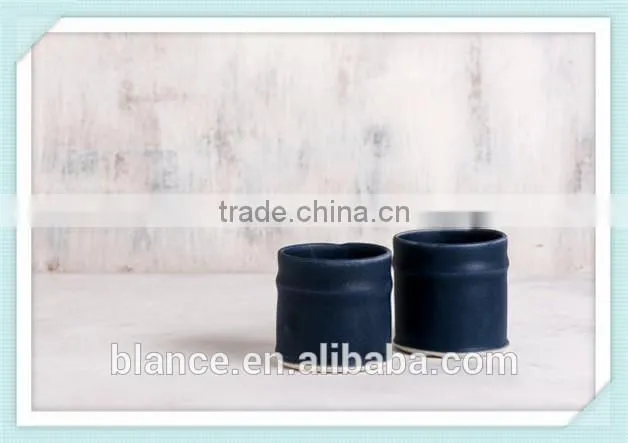 Matte Black ceramic coffee cups