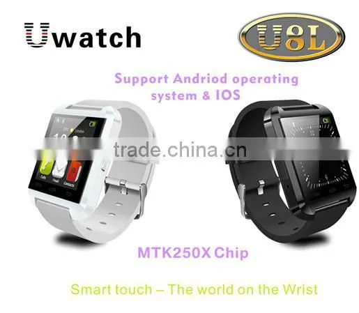 2016 hot sale ! sport water resistant bluetooth smart u8l android watch