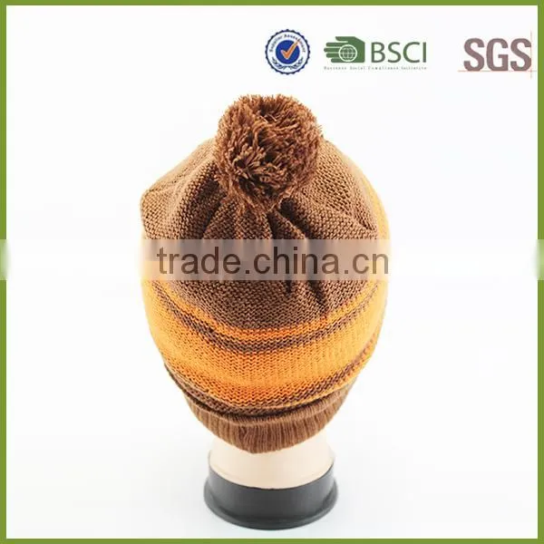 China Factory Supplied Blank Free Pom Hats Beanie