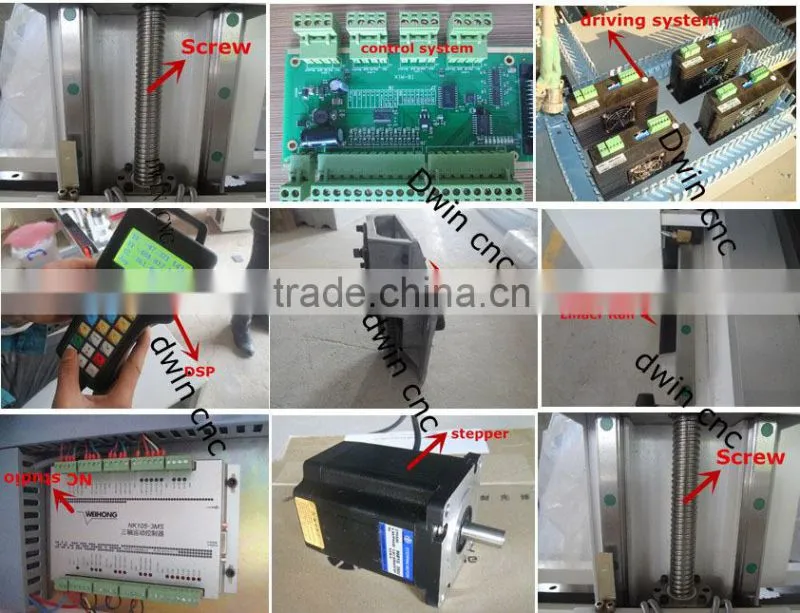 Jinan Factory hot sale 600*900mm 2.2kw watercooling spindle mini cnc router machine /cnc router for aluminum