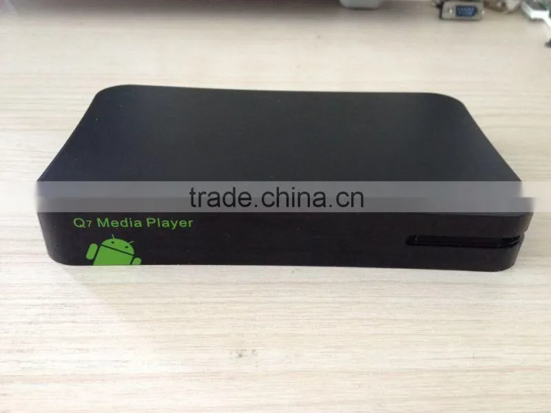 New Coming Android 4.2.2 Q7 cable receiver Amlogic 8726 Dual core IPTV +DVB-C tv box