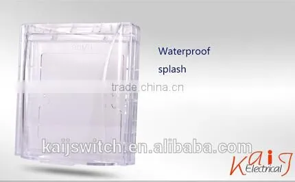 see-through transparent waterproof switch cover