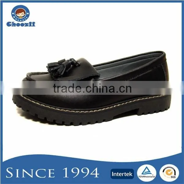 Fitkids Classic Hot Sell Black Girls School Shoes in Mary Jane Design
