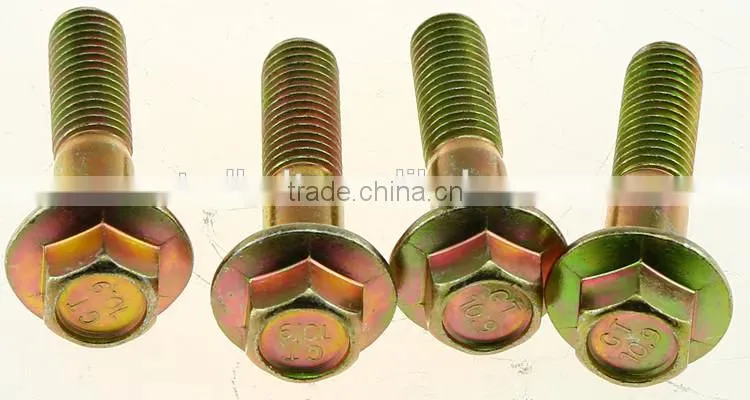 Supplier from China GT Low-Temperature Service Chrome finish M14 M25 hex flange bolt