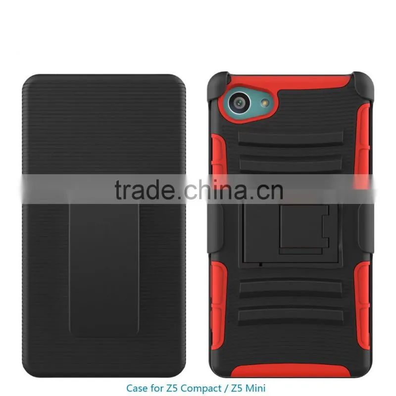 New arrival Fashion Hard Future Armor Impact Hybrid Hard Case Cover case for sony xperia z5 compact alibaba china