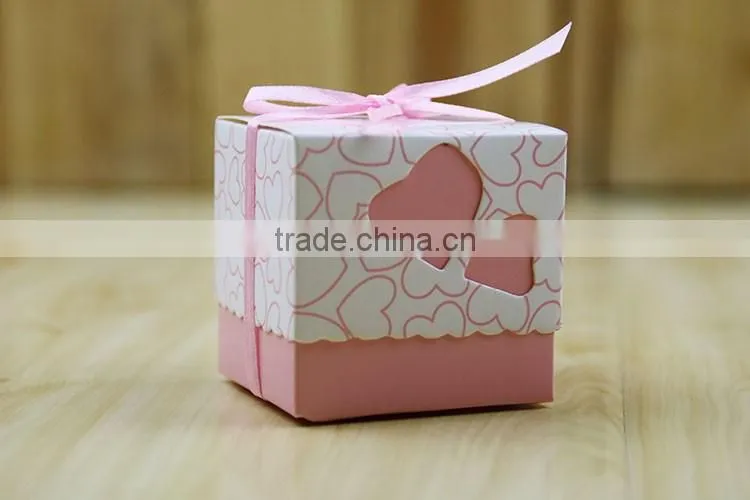 Heart Wedding Box Bomboniere Candy Box Wedding Gift Favour Party Supply