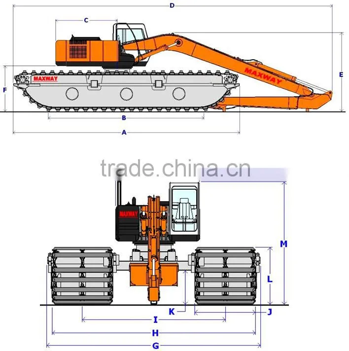 MAXWAY MACHINE COMPANY New Product ~ Cheap Submersible Cutter Suction Dredging Pump for Excavator, CE / ISO:9001