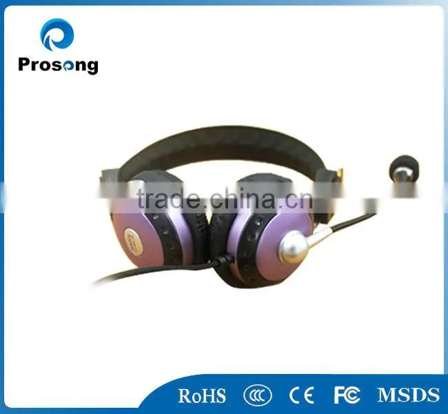 PS-T011MV shenzhen wired headset with mic