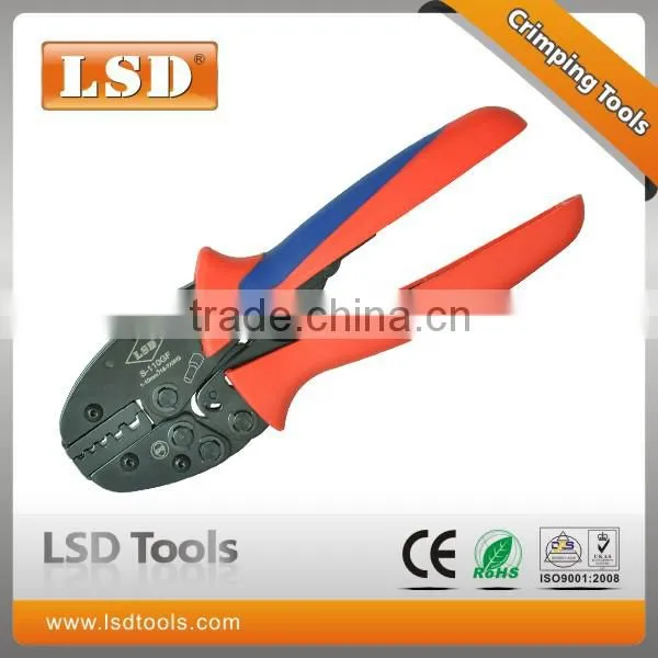 CE ROHS experience production for 10years LSDgood qutails pliers for wire-end ferrules S-110GF ratchet hand crimping tools