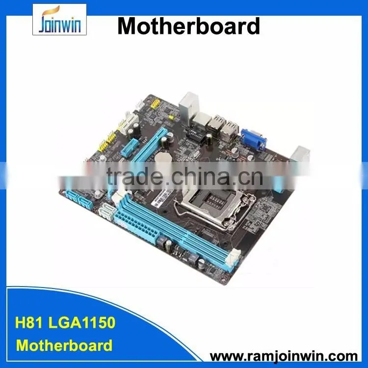 Dual core LGA1150 DDR3 H81 motherboard