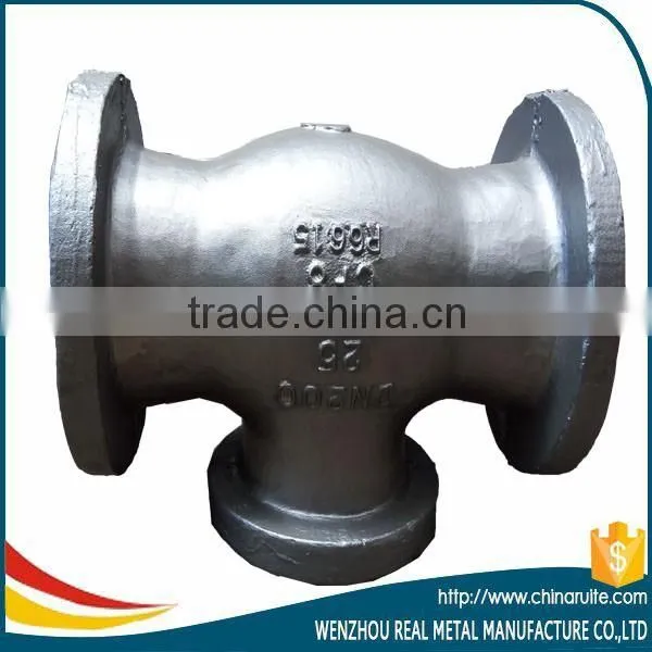 high quality cast steal electric flange soft sealing butterfly valve casting
