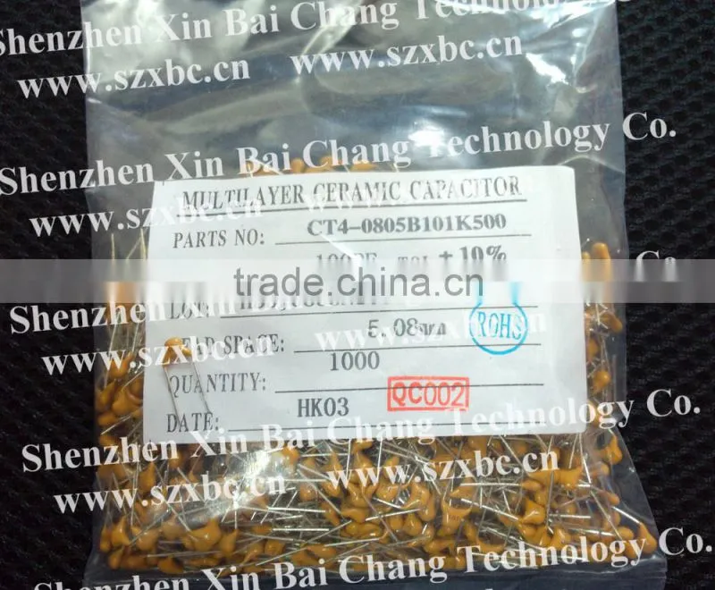 101 ceramic capacitor 100PF