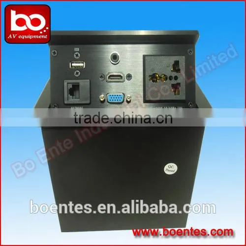 HDMI Tabletop Socket/Aluminum Desktop Power Plug/Pop Up Desktop Sockets