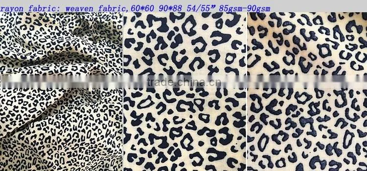 china manufacturer wholesale 60*60 90*88 95gsm reactive floral printing spun rayon fabric