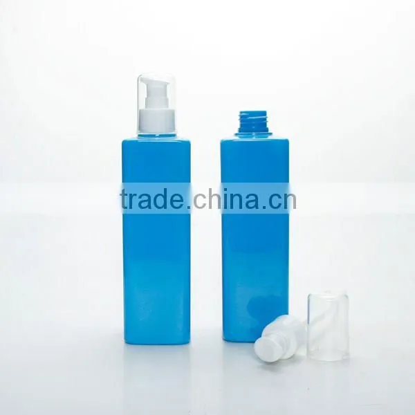 Treatment pump PET 300ml Square Blue