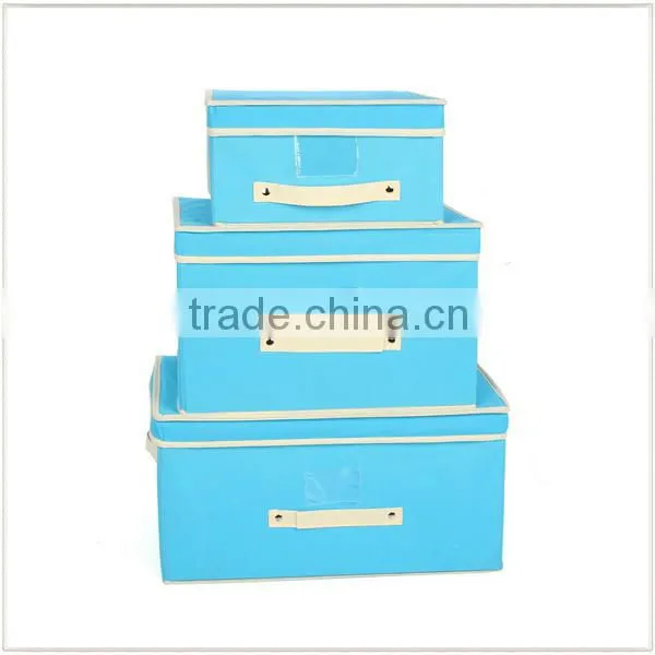Non-woven storage foldable box storage contain Bin