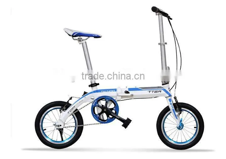 14" foldable bicycle mini bikes 9.5KG suitable for ladies and children