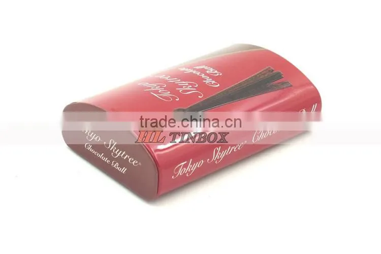 Special Shape Candy Chocolate Tin Can with Hinged