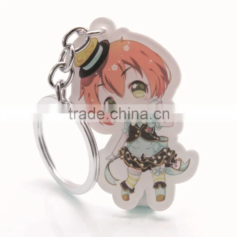 Professional custom acrylic keychan for game