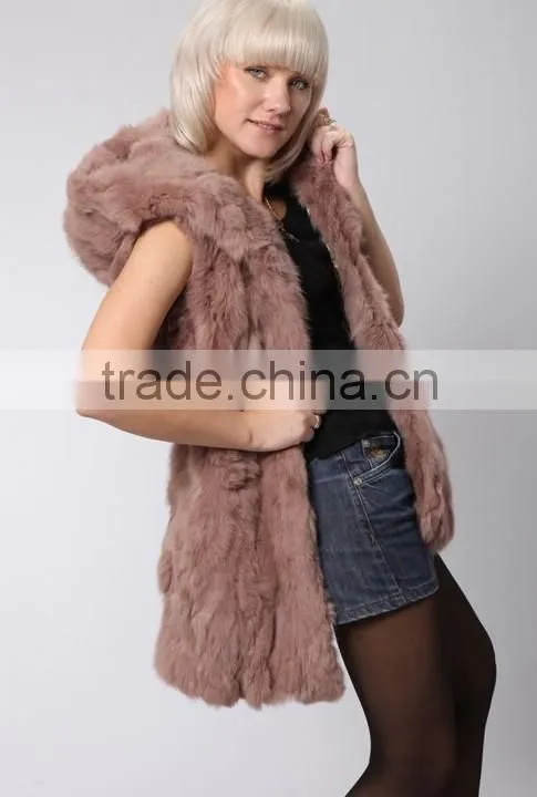 2015 new arrival rex rabbit fur vest for women RV10