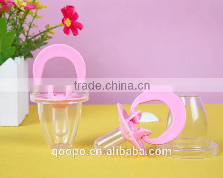2015 New Baby Products Safety Small Plastic Baby Pacifier Holder Clip