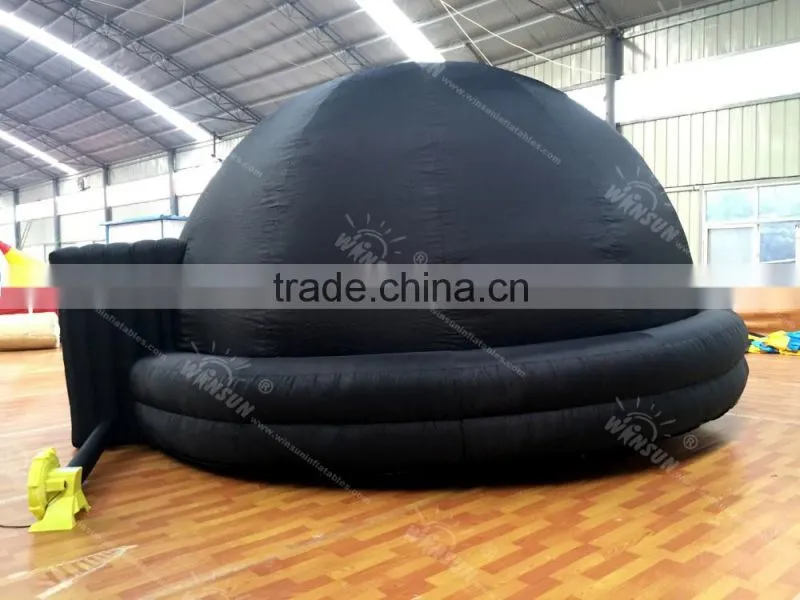 EN15649 environmentally non-toxic 4m diameter clear inflatable cabin tent