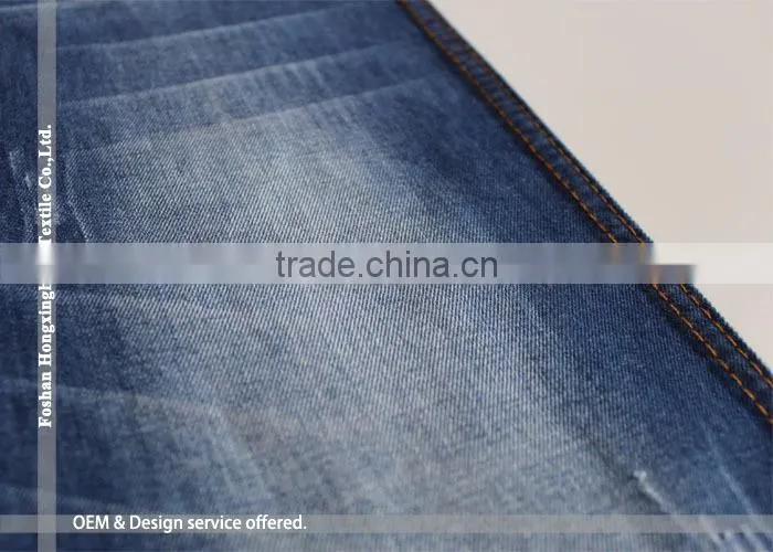 100% Cotton Denim Jean Fabric for denim apparel