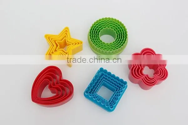 Different shape plastic cookie cutter,cake mould