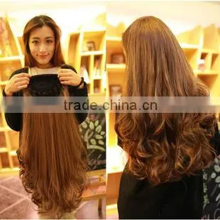 2014 hot sale long curly hairpiece wig