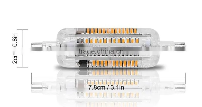 85-265vac 5w 78mm led bulbs r7s