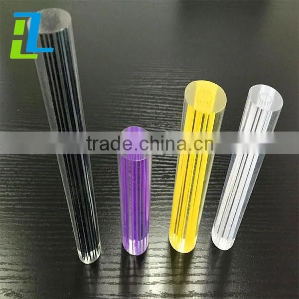Customed Transparent Clear Acrylic Rod,Colored Acrylic Rod,Cast Acrylic Tube For Decoration