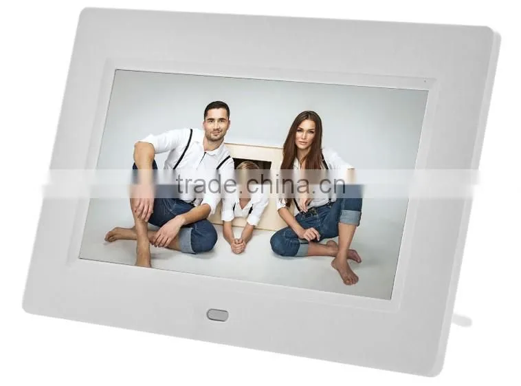Best choice wall mountable 7 inch battery operated digital photo frame 7"